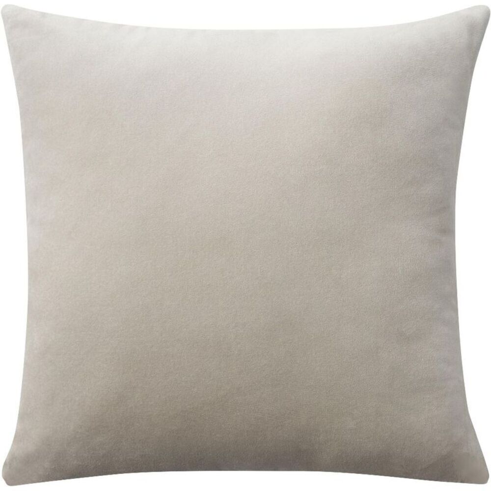 Mina Victory -  Sofia Solid Reversible Velvet 20" x 2 Gray